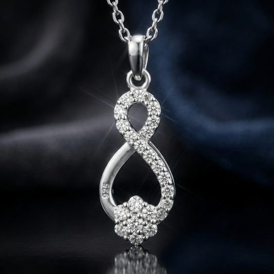Infinity Zircons Necklace