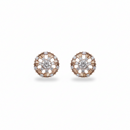 Traditional Moissanite Stud Earrings