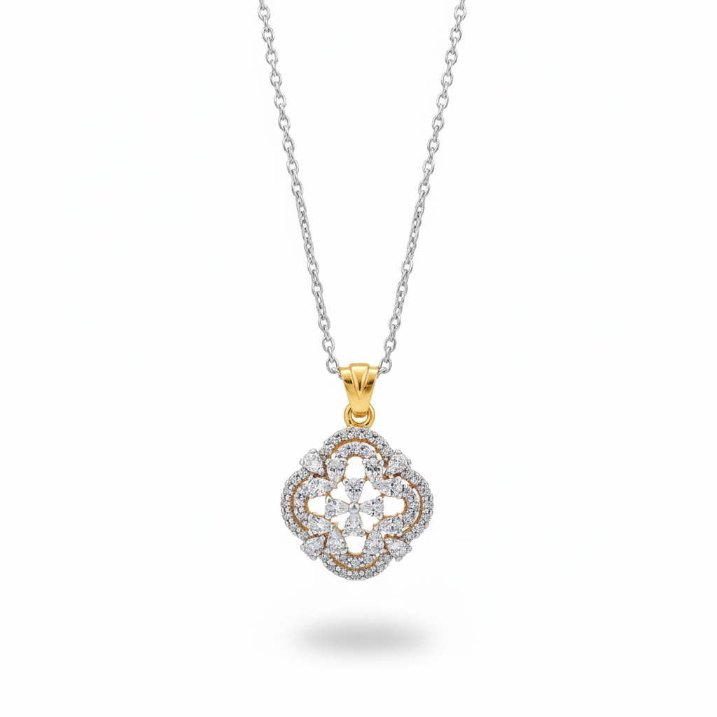 Wendy Round Moissanite Pendant