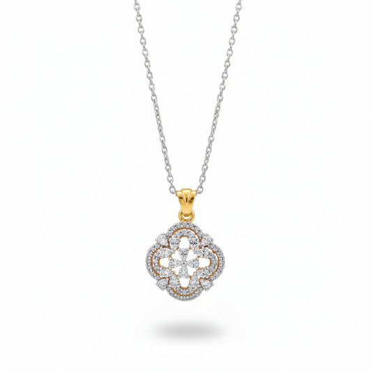 Wendy Round Moissanite Pendant